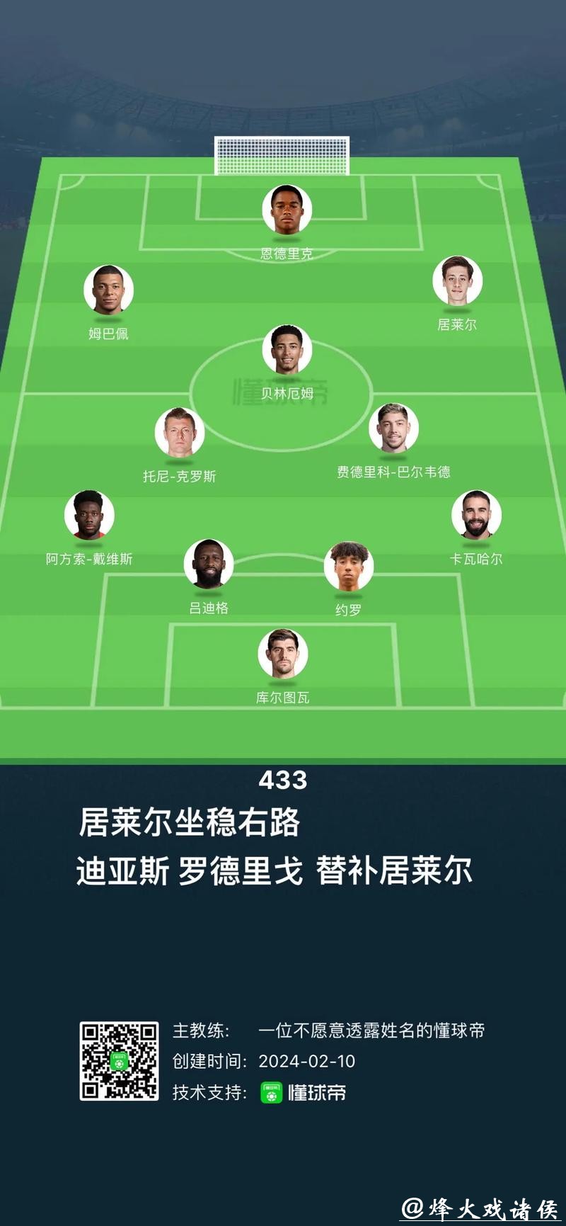 皇马前场再挤，也得给他留个位置